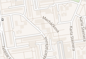 Macháčkova v obci Plzeň - mapa ulice