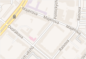 Majerova v obci Plzeň - mapa ulice