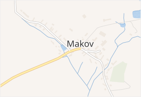 Maková v obci Plzeň - mapa ulice
