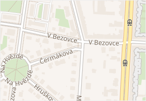 Mánesova v obci Plzeň - mapa ulice