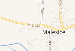 Mlýnská v obci Plzeň - mapa ulice