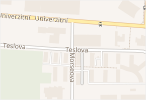 Morseova v obci Plzeň - mapa ulice