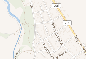 Na Bajnerce v obci Plzeň - mapa ulice