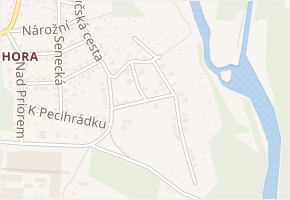 Na Louce v obci Plzeň - mapa ulice