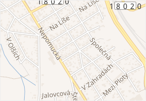 Na Mezi v obci Plzeň - mapa ulice