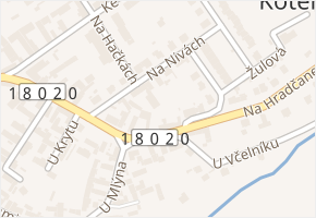 Na Nivách v obci Plzeň - mapa ulice