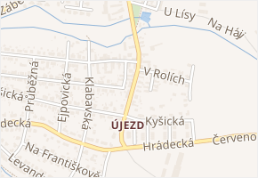 Na Radosti v obci Plzeň - mapa ulice