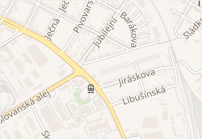 Na Růžku v obci Plzeň - mapa ulice