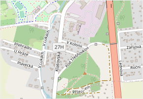 Na Spojnici v obci Plzeň - mapa ulice