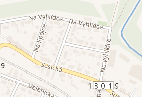 Na Vyhlídce v obci Plzeň - mapa ulice