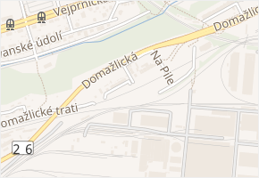 Na Výspě v obci Plzeň - mapa ulice