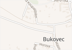 Nad Koupalištěm v obci Plzeň - mapa ulice
