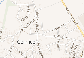Nad Křížkem v obci Plzeň - mapa ulice