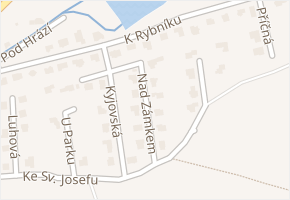 Nad Zámkem v obci Plzeň - mapa ulice