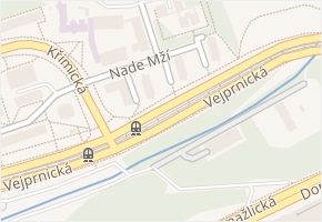 Nade Mží v obci Plzeň - mapa ulice