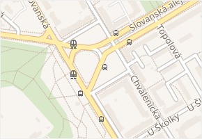 náměstí Milady Horákové v obci Plzeň - mapa ulice