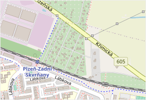 Narcisová v obci Plzeň - mapa ulice