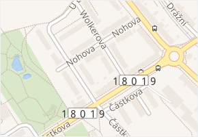 Nohova v obci Plzeň - mapa ulice
