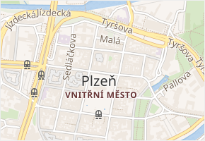 Obilná v obci Plzeň - mapa ulice