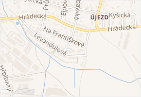Odlehlá v obci Plzeň - mapa ulice