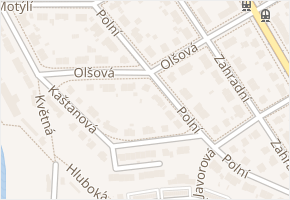 Olšová v obci Plzeň - mapa ulice