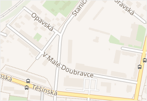 Opavská v obci Plzeň - mapa ulice