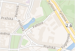 Pallova v obci Plzeň - mapa ulice