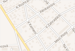 Pěnkavova v obci Plzeň - mapa ulice