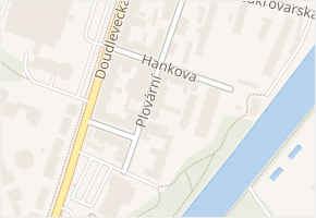 Plovární v obci Plzeň - mapa ulice