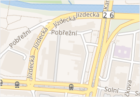 Pobřežní v obci Plzeň - mapa ulice