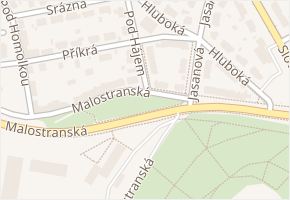 Pod Hájem v obci Plzeň - mapa ulice