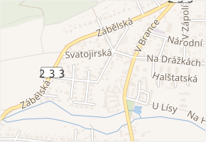 Pod Rozhlednou v obci Plzeň - mapa ulice