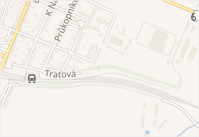 Pod Tratí v obci Plzeň - mapa ulice