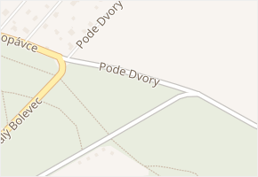 Pode Dvory v obci Plzeň - mapa ulice