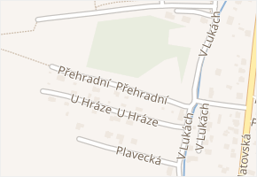 Přehradní v obci Plzeň - mapa ulice