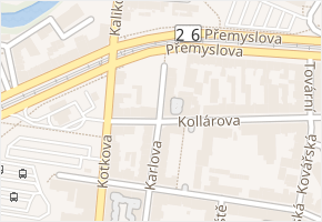 Přemyslova v obci Plzeň - mapa ulice