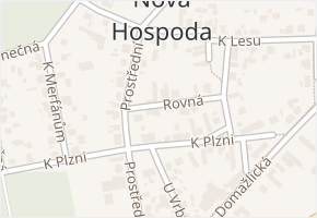 Prostřední v obci Plzeň - mapa ulice