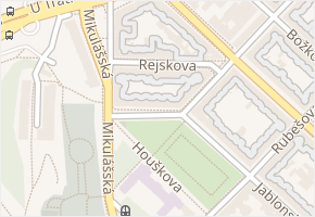 Rejskova v obci Plzeň - mapa ulice