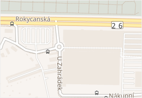 Rokycanská v obci Plzeň - mapa ulice