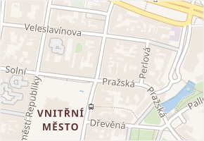 Rooseveltova v obci Plzeň - mapa ulice