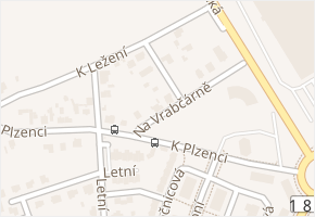 Růžová v obci Plzeň - mapa ulice