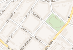 Sadová v obci Plzeň - mapa ulice