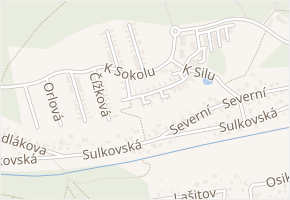 Slavíková v obci Plzeň - mapa ulice