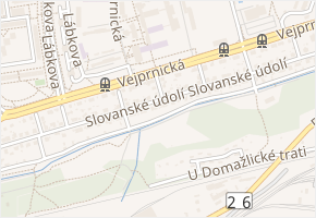 Slavojova v obci Plzeň - mapa ulice