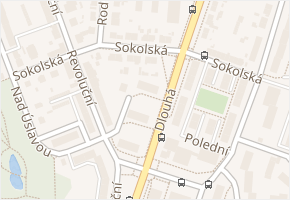 Sokolská v obci Plzeň - mapa ulice