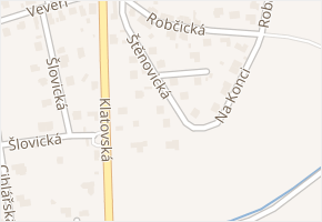 Štěnovická v obci Plzeň - mapa ulice