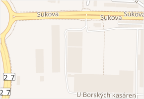 Sukova v obci Plzeň - mapa ulice