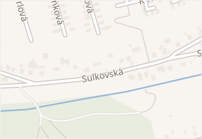 Sulkovská v obci Plzeň - mapa ulice