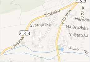 Svatojirská v obci Plzeň - mapa ulice