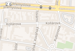 Tovární v obci Plzeň - mapa ulice